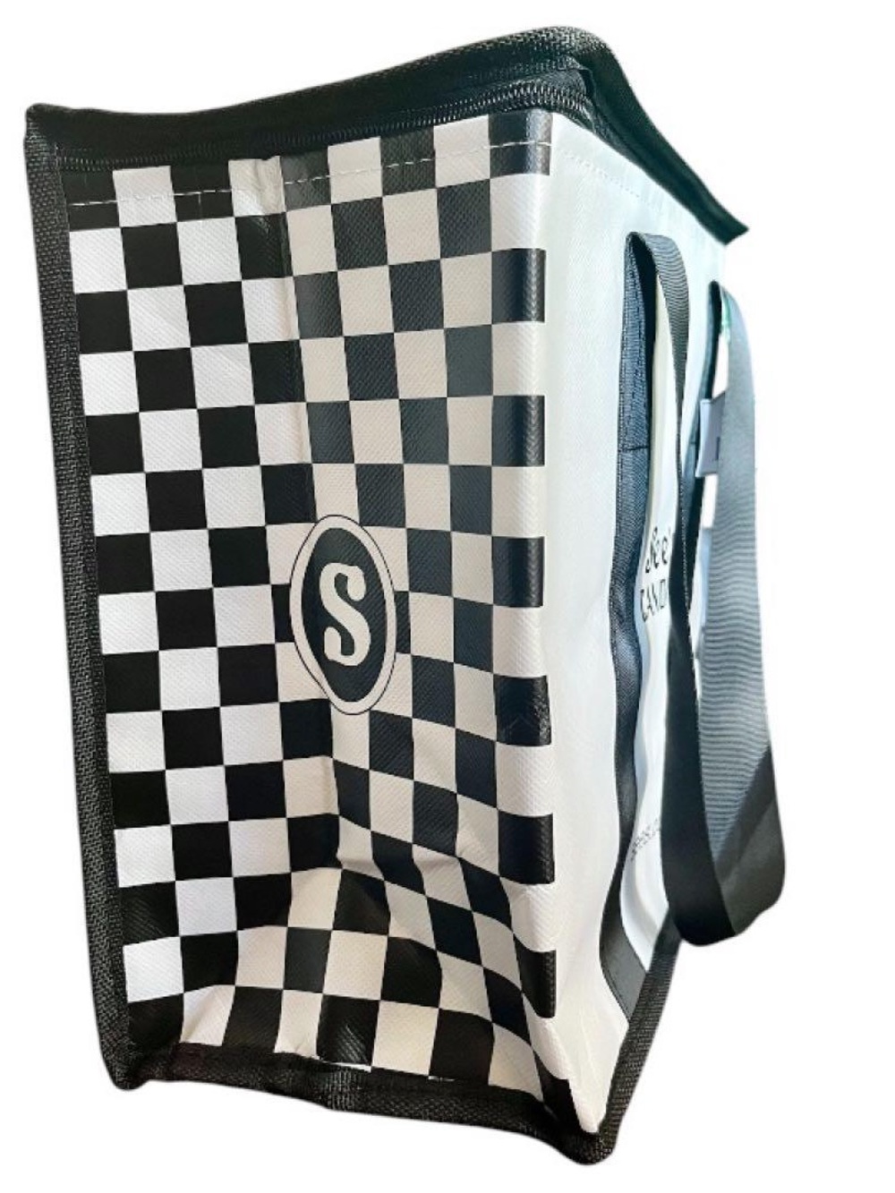 ♥️See's Candies Cooler Bag, Large Capacity, Checkerboard Pattern, USA - Picture 2 of 3